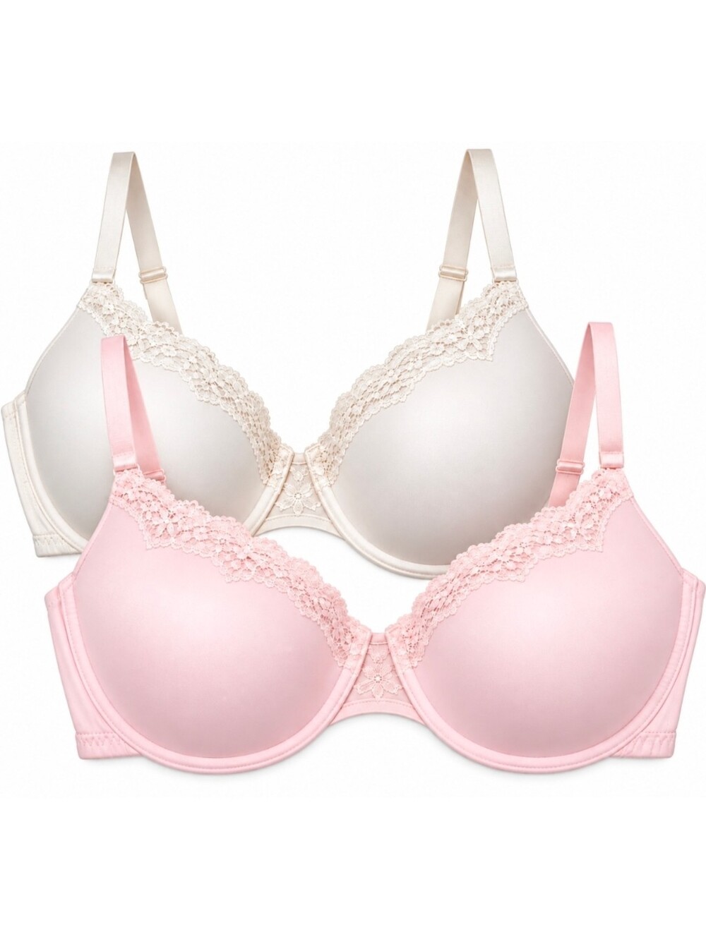 Fruit of the Loom T-Shirt Bra, 2 Pack 40D